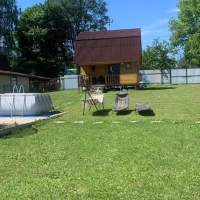 Участок с баней