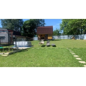 Участок с баней